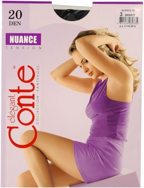 Колготки Conte NUANCE 20 den р. 3 графит 
