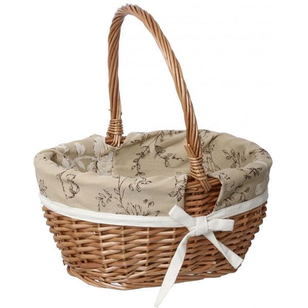 Кошик плетений Easter 16-3A-1 37x31x19/41 см світло-коричневий