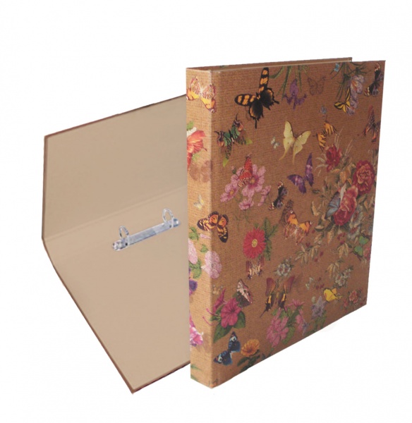 Папка на 2 кольца А4 25 мм крафт-покрытие в ассортименте iTEM