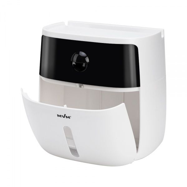 Держатель для туалетной бумаги MVM BP-16 белый/черный