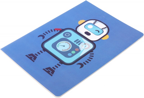 Блокнот Робот 3 25х18 см Mikirei