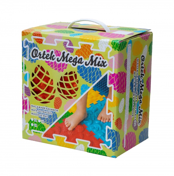 Массажный коврик Ортек Мега Микс Пазлы 14 элементов 10174