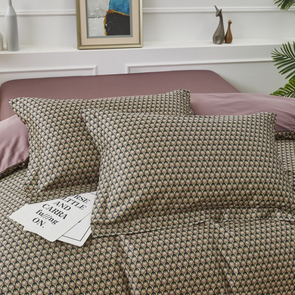 Комплект постільної білизни Edolo 1,5 різнокольоровий La Nuit 