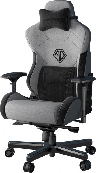 Крісло Anda Seat T-Pro 2 Grey/Black Size XL (AD12XLLA-01-GB-F) сірий/чорний 