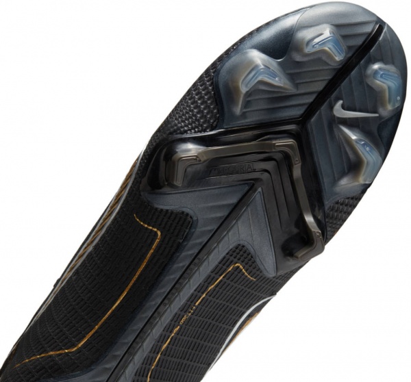 Бутси Nike VAPOR 14 ELITE FG DJ2837-007 р.US 11,5 чорний