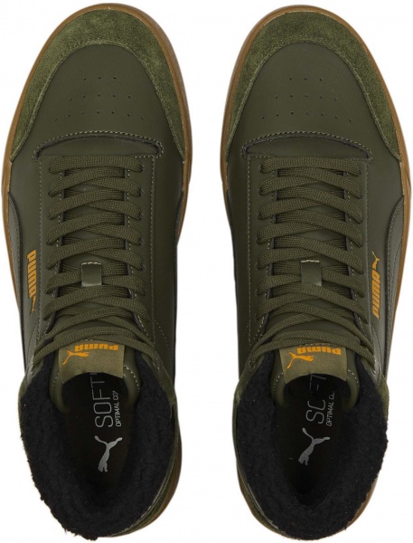 Черевики Puma PUMA SHUFFLE MID FUR 38760902 р.44,5 хакі