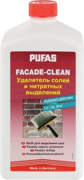 Засіб для видалення солей і нітратних виділень PUFAS Facade-Clean 1 л 