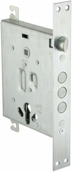 Дверний замок вхідний Гном матовий хром