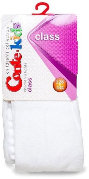 Колготки детские Conte-Kids CLASS 401 р.128-134 белый 