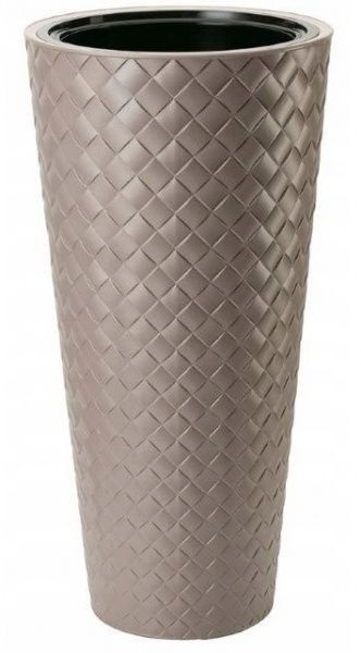 Горшок пластиковый Form Plastic Маката Слим-30 круглый 25л латте (2830-002) 