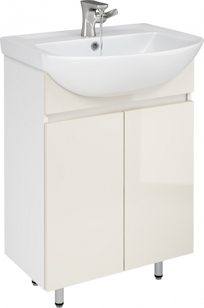 Тумба підлогова Грейд Агата 60 бежева під умивальник Colombo Проксі 60