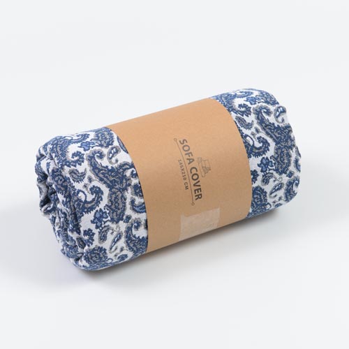 Покривало Діжон Пейслі 145x210 см Текстиль-Контакт синій 