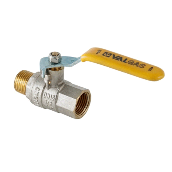 Кран шаровой Valtec газовий VELGAS ВН 1/2 ручка