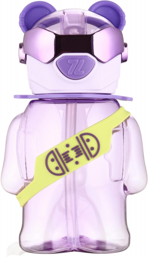 Пляшка для води SELIYA 700 мл з соломинкою колір в асортименті