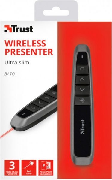 Презентер лазерный Trust BATO ULTRA 23251 black/grey 