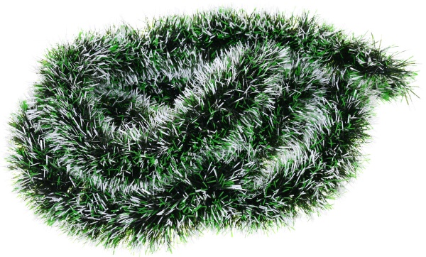 Дождик новогодний элит 7 3 м зеленый/салатовый/белый