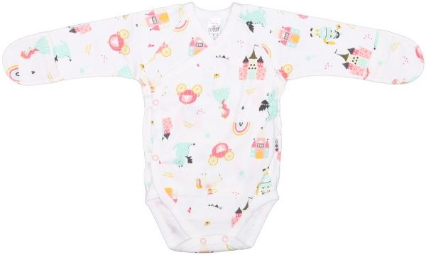 Боди детское ТМ Софія Princess р.56 молочный с рисунком 221156 