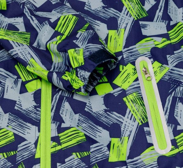 Куртка для хлопчиків JOIKS р.116 темно-синій із салатовим AVB-08 