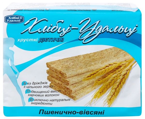 Хлібці Хлібці Удальці пшенично-вівсяні 100 г