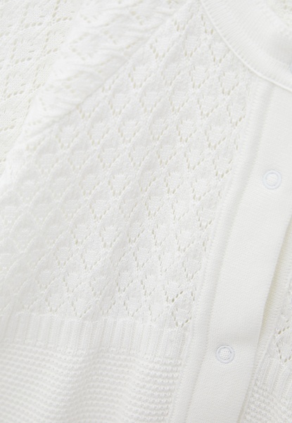 Комбинезон для девочки ART KNIT ажурный молоко р.68 белый молочный 