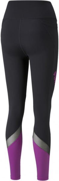Лосины Puma Train Logo Eversculpt Tight 52159451 р.XS черно-фиолетовый