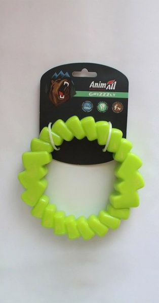Игрушка для собак AnimAll GrizZzly 9772 мотивационное кольцо green