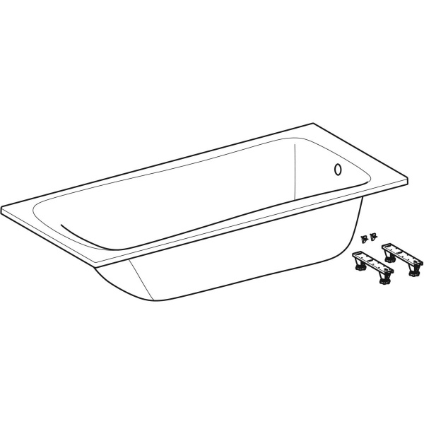 Ванна акрилова Geberit Selnova 554.285.01.1 170х75 см 