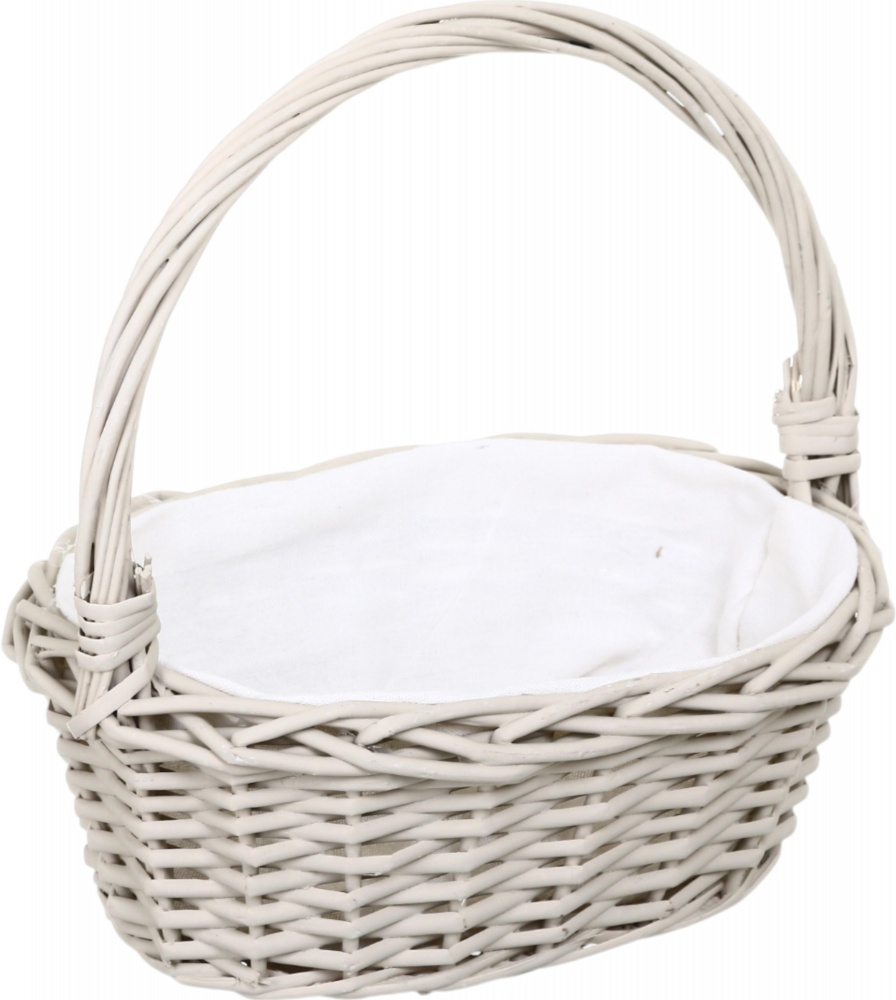 Кошик плетений з текстилем 26х20х10/26см RL24-23T/1-4