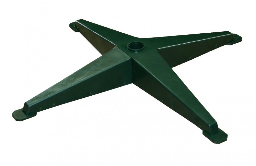 Подставка для елки Chomik 51х51 см, пластик зеленый
