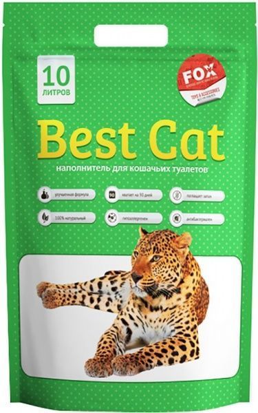 Наполнитель для кошачьего туалета Best Cat Green Apple 10 л