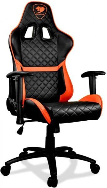 Крісло Cougar Armor One чорно-помаранчевий 