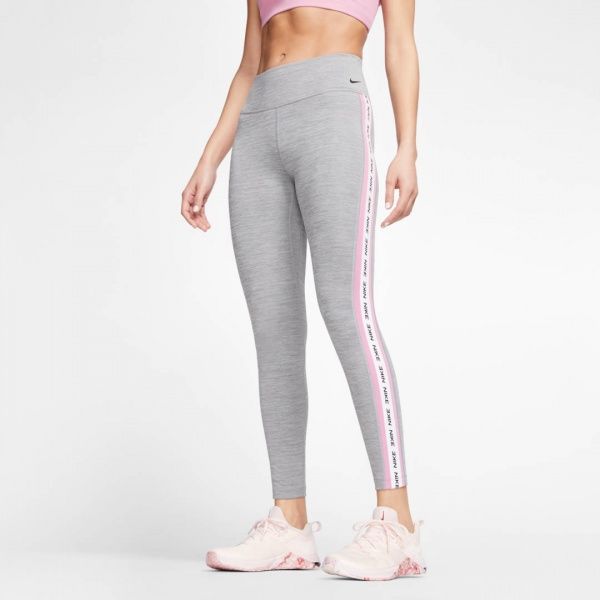 Лосины Nike W ONE TGHT CROP NOVELTY CJ3928-068 L темно-серый