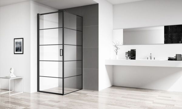 Душевое ограждение EGO Pride Black - L 90x90x195