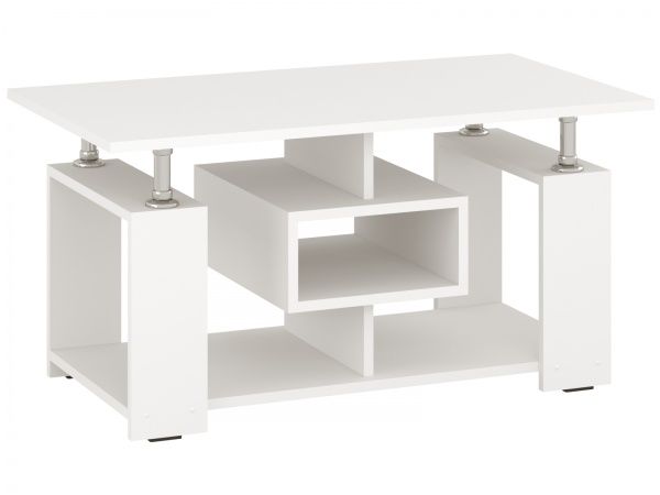 Стол журнальный Маэстро белый 900x500x460мм Пехотин 