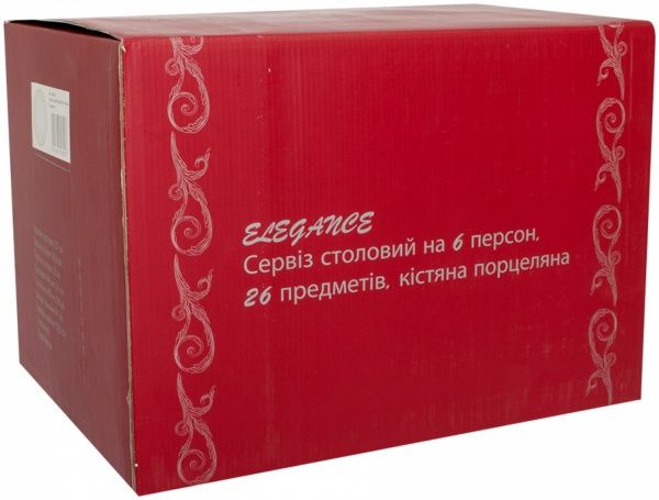 Сервиз столовый Elegance 26 предметов на 6 персон Fiora