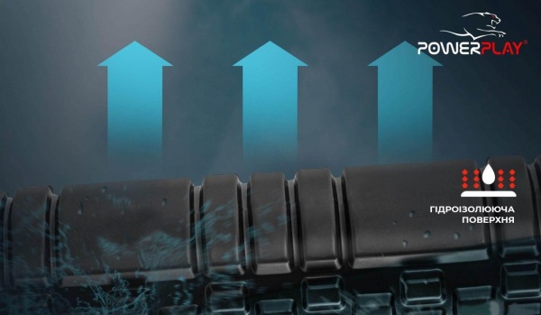 Роликовий масажер PowerPlay 4025 чорно-помаранчевий