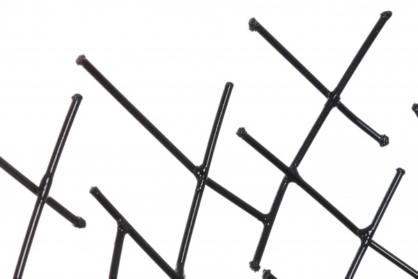 Фруктовница PANACHE Asymetric 20 см золото/черный 