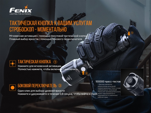 Ліхтарик Fenix ручний тактичний TK22UE