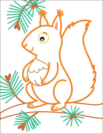 Книга Наталія Коваль «Кольорові зафарбовки. Лисичка» 9-789-667-506-414