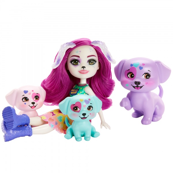 Ігровий набір Enchantimals Сім'я Далматинця Десси HKN14