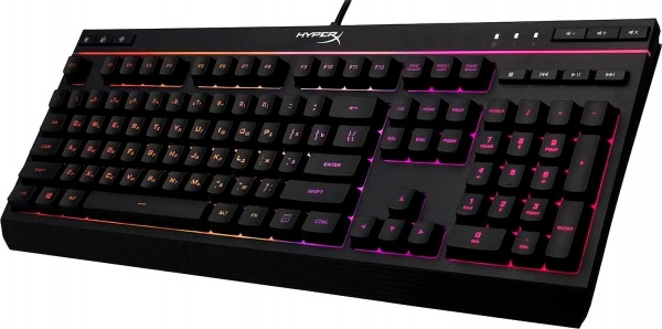 Клавіатура ігрова HyperX Alloy Core (4P4F5AA) USB RGB ENG/UA black 