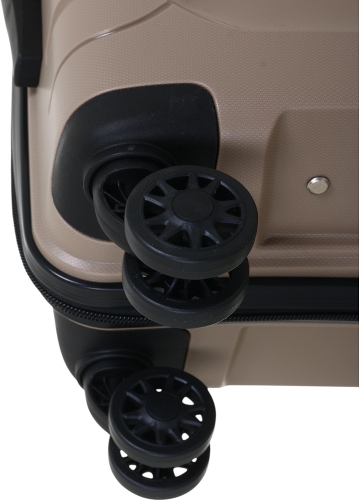 Чемодан Compass №XY007 S 36 л капучино 49x35x21 см