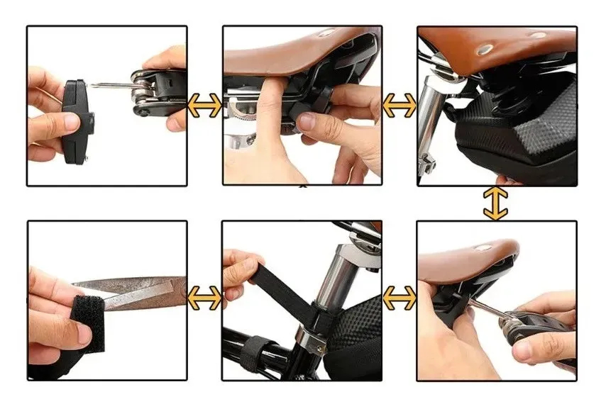 Велосумка-кейс B-Soul BIB-053 BC-BG167 под сидение черный