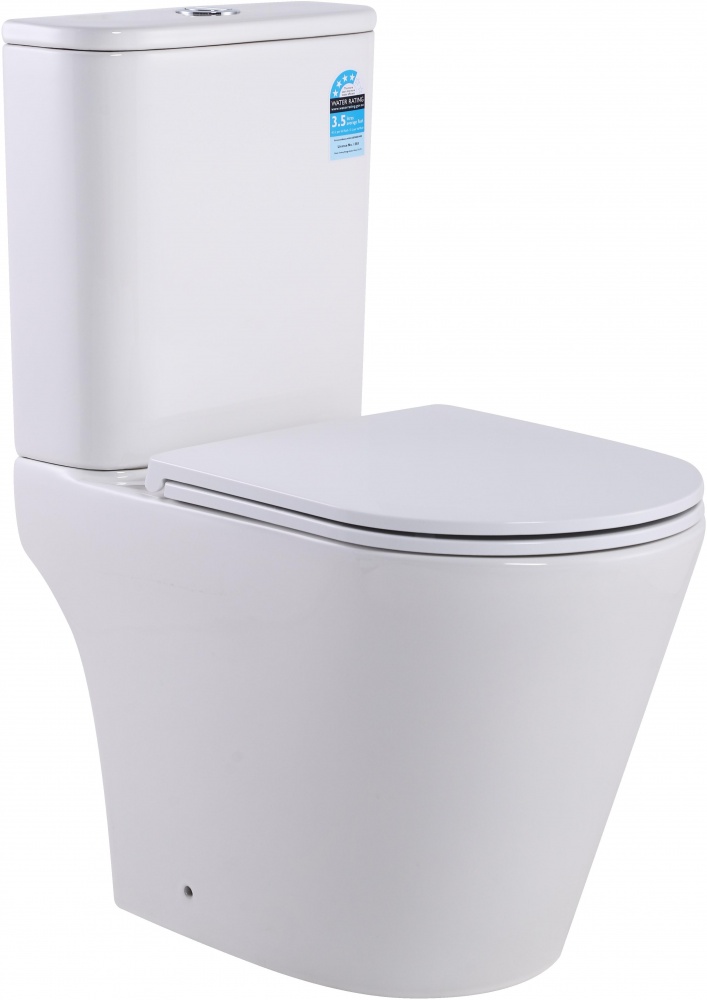 Унітаз-компакт ScandiSPA RAN TORNADO з сидінням Duroplast SLIM soft-close