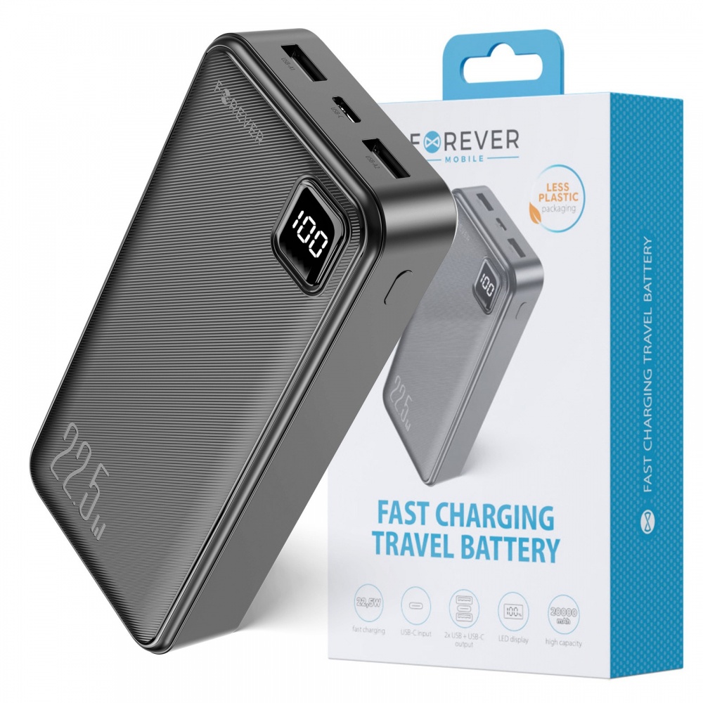 Повербанк Forever TB-300L PD QC 20000 mAh black (TB-300L)