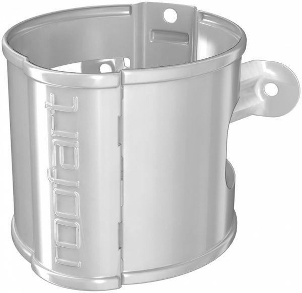 Хомут труби ROOFART 87 мм білий 