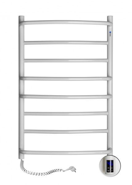 Полотенцесушитель электрический NAVIN Омега 530х800 Sensor левый белый 12-015133-5380