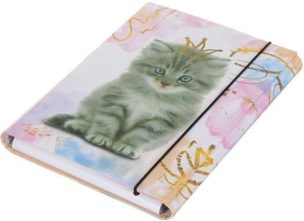 Папка для зошитів папка для зошитів на резинці Cat Princess, 200х250 мм, PP-покриття