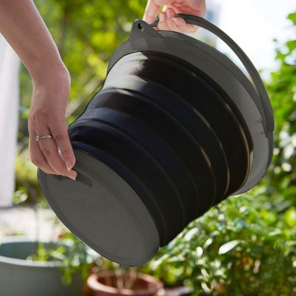 Відро SUMMIT REGENT INTERNATIONAL LTD Складне POP BUCKET BLACK/GREY 10 л 