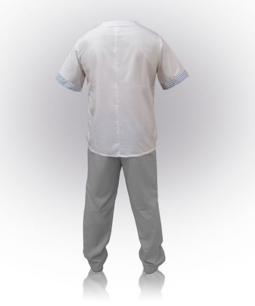 Костюм хирургический Торнадо Медпоплин р. L 48-50 рост 5-6 34123-10-7ж-48-5 светло-серый